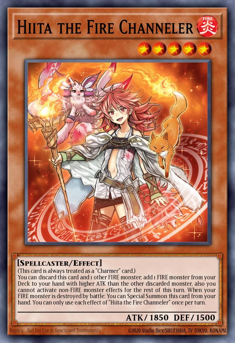 Hiita the Fire Channeler THE CHRONICLES DECK: Spirit Charmers (All-Foil Edition) card