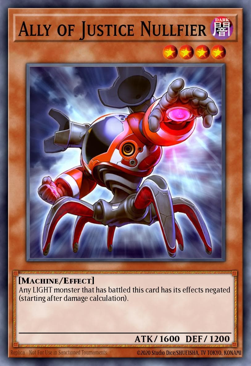 Ally of Justice Nullfier Hidden Arsenal 2 card