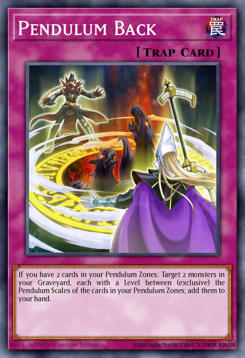 Pendulum Back Master of Pendulum Structure Deck card