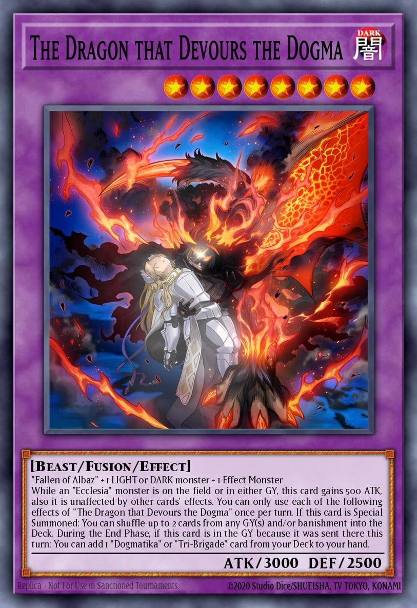 The Dragon that Devours the Dogma THE CHRONICLES DECK: The Fallen & The Virtuous (All-Foil Edition) card