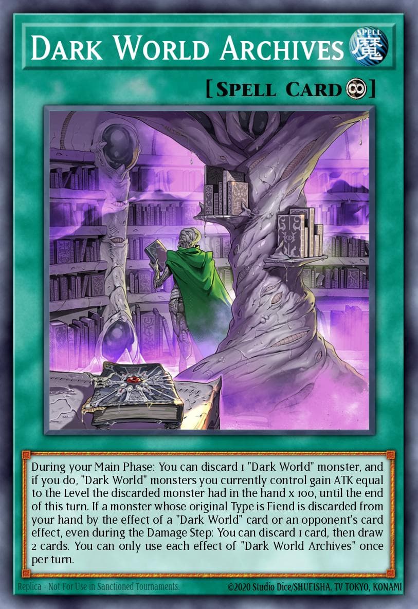Dark World Archives Structure Deck: Dark World card