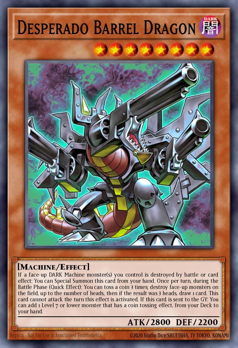 Desperado Barrel Dragon Legendary Duelists: Ancient Millennium card