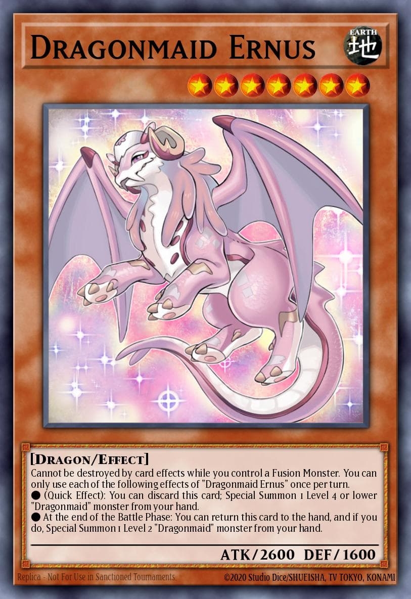 Dragonmaid Ernus Mystic Fighters card