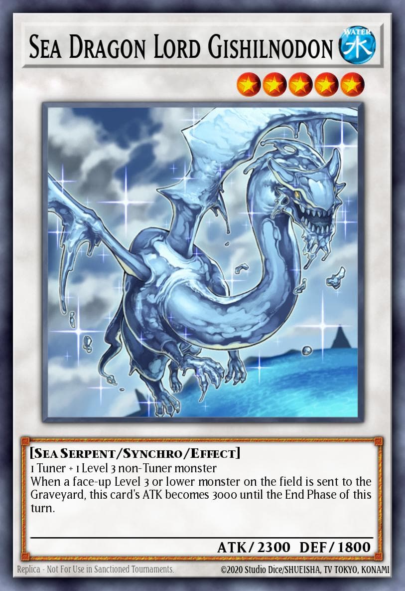 Sea Dragon Lord Gishilnodon Raging Battle: Special Edition card