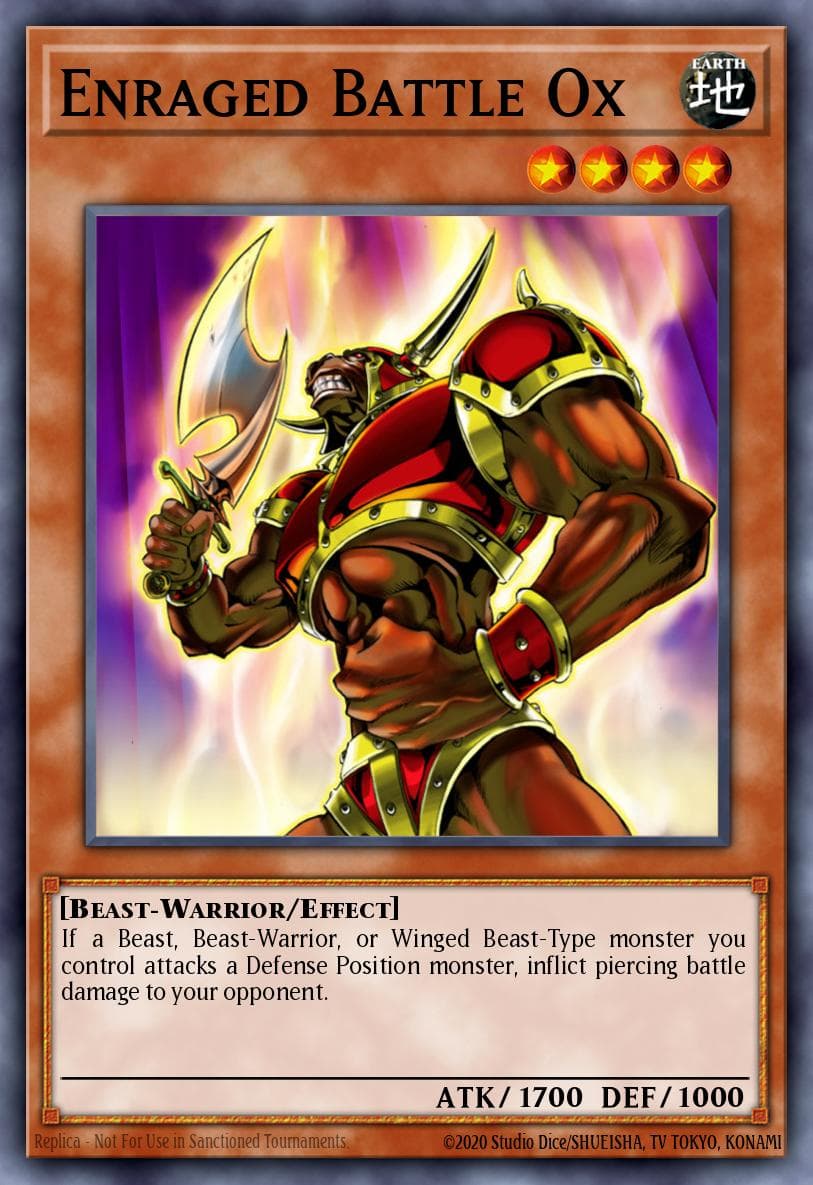 Enraged Battle Ox Speed Duel: Battle City Box card