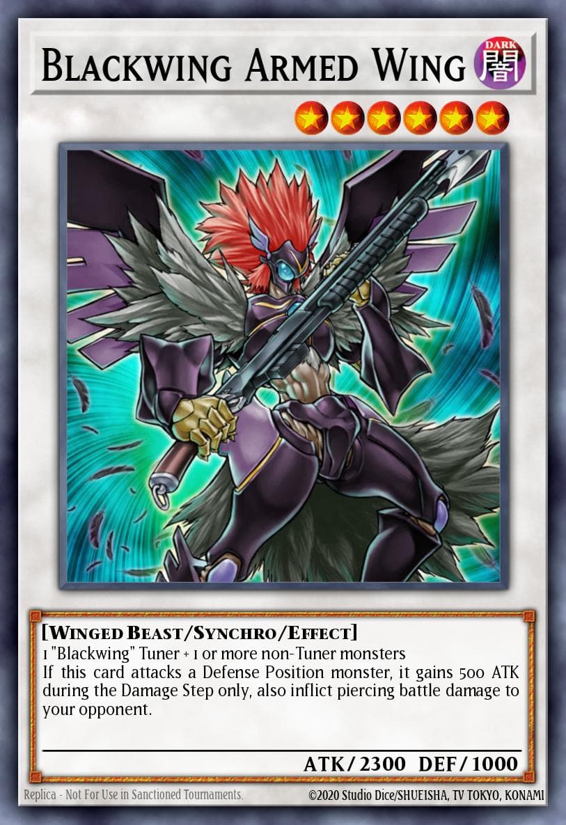 Blackwing Armed Wing Premium Gold card