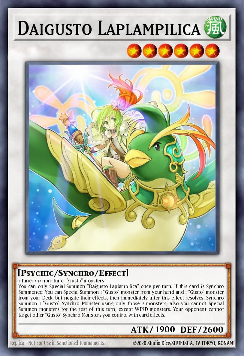 Daigusto Laplampilica Dawn of Majesty Premiere! promotional card card