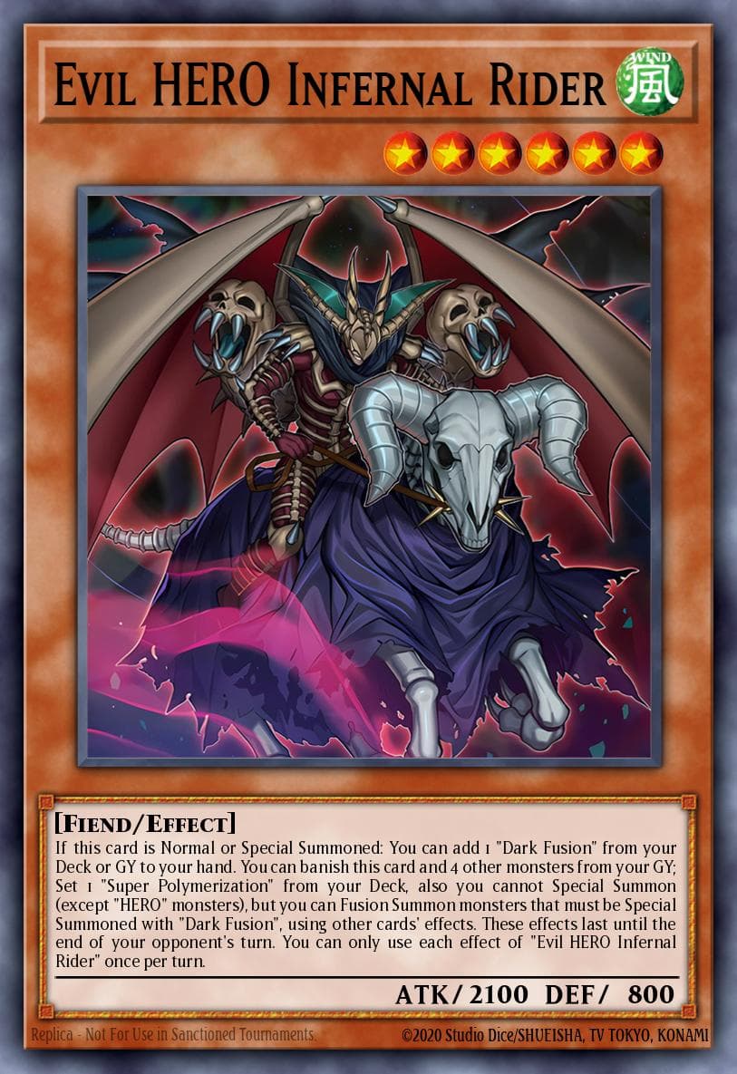 Evil HERO Infernal Rider Supreme Darkness card