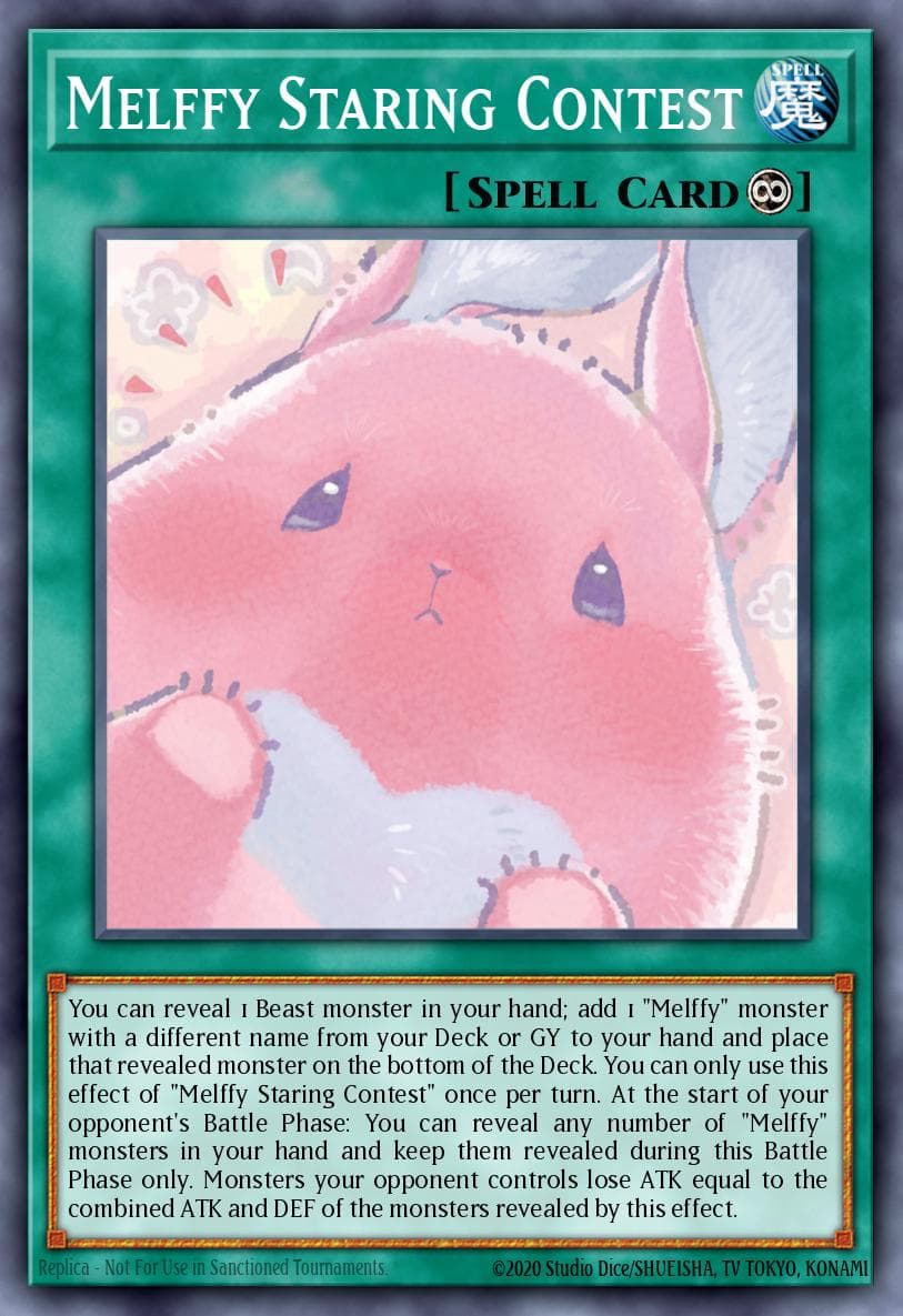 Melffy Staring Contest Power of the Elements card