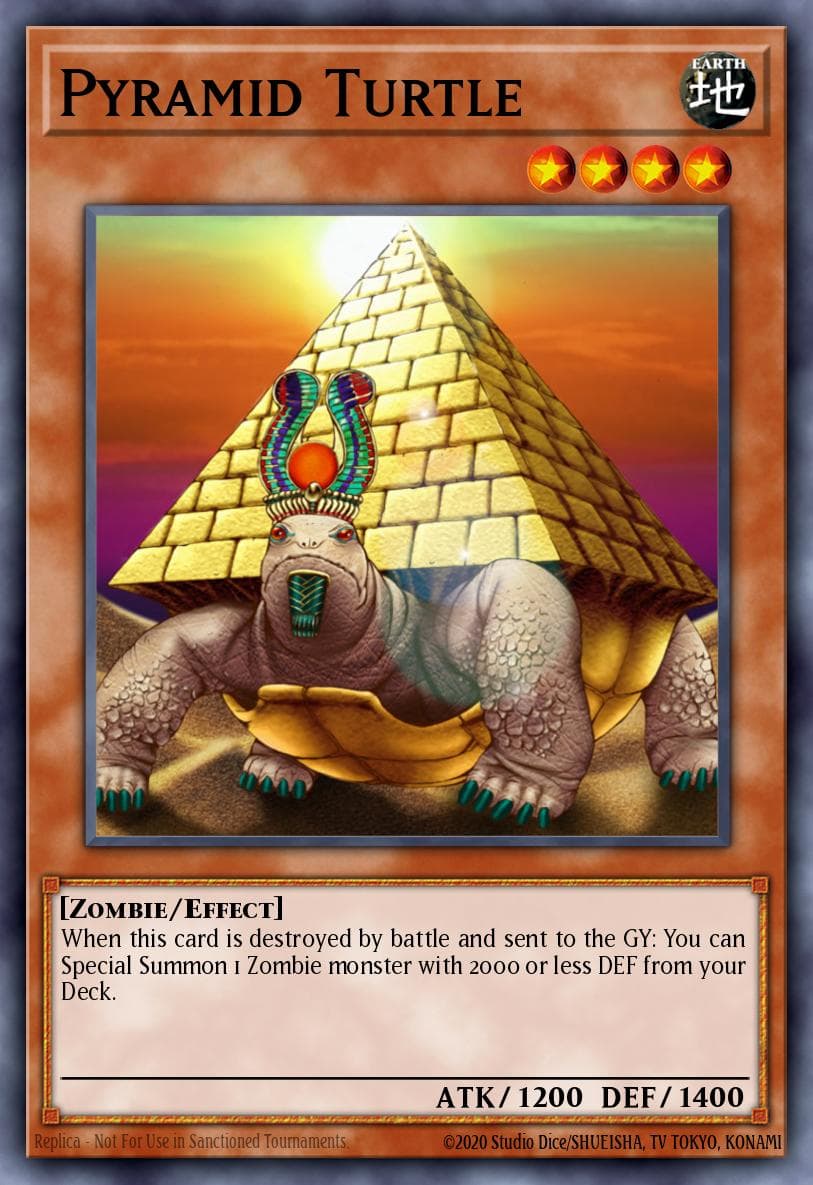 Pyramid Turtle Dark Beginning 2 card