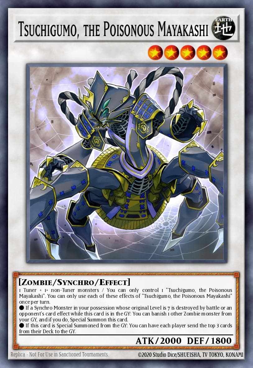 Tsuchigumo, the Poisonous Mayakashi Hidden Summoners card