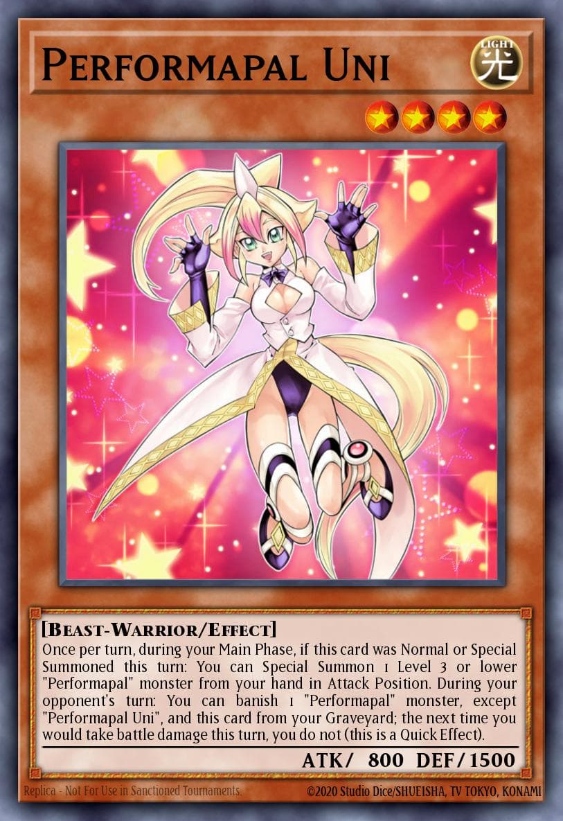 Performapal Uni Dragons of Legend: The Complete Series card