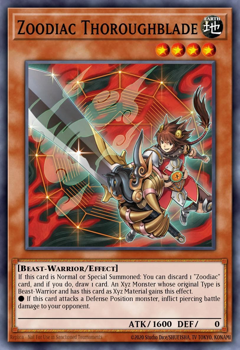 Zoodiac Thoroughblade 2017 Mega-Tin Mega Pack card