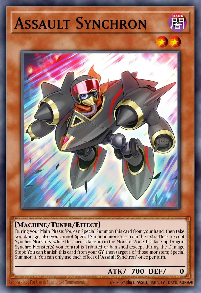 Assault Synchron Legendary 5D's Decks card