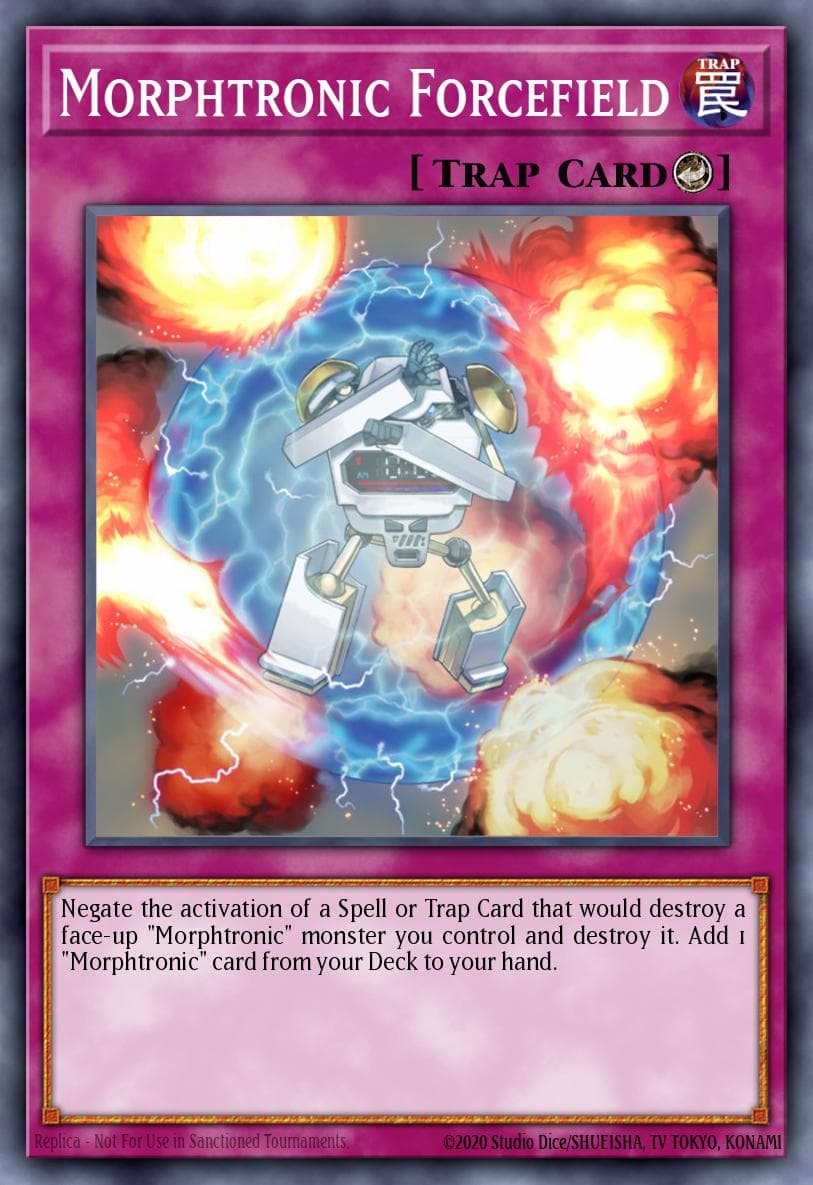 Morphtronic Forcefield Crimson Crisis: Special Edition card