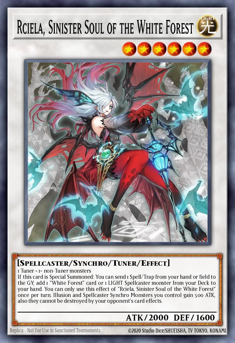 Rciela, Sinister Soul of the White Forest The Infinite Forbidden card