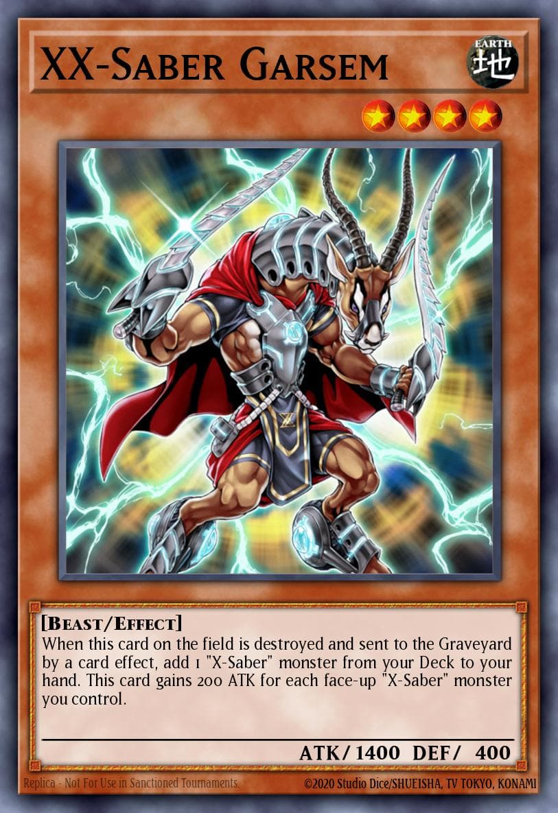 XX-Saber Garsem Absolute Powerforce: Special Edition card