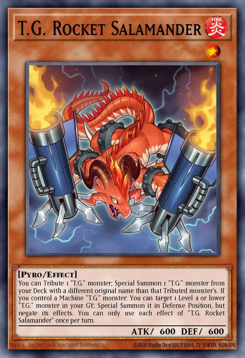 T.G. Rocket Salamander 25th Anniversary Tin: Dueling Mirrors card