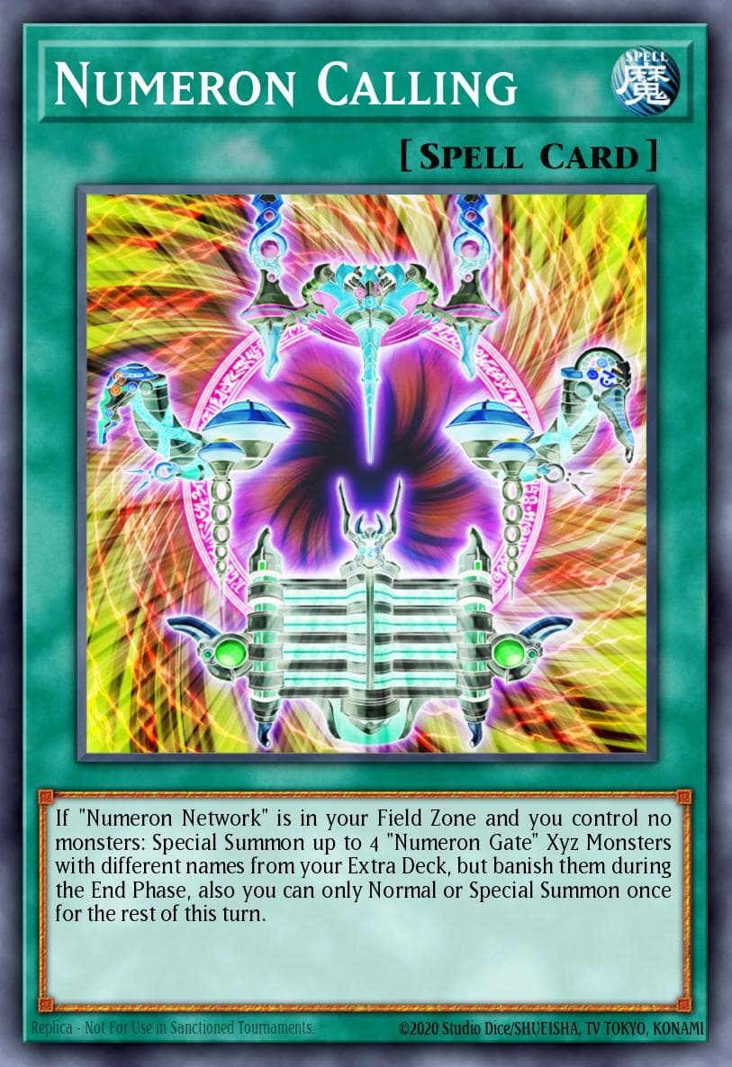 Numeron Calling 遊戲王 card