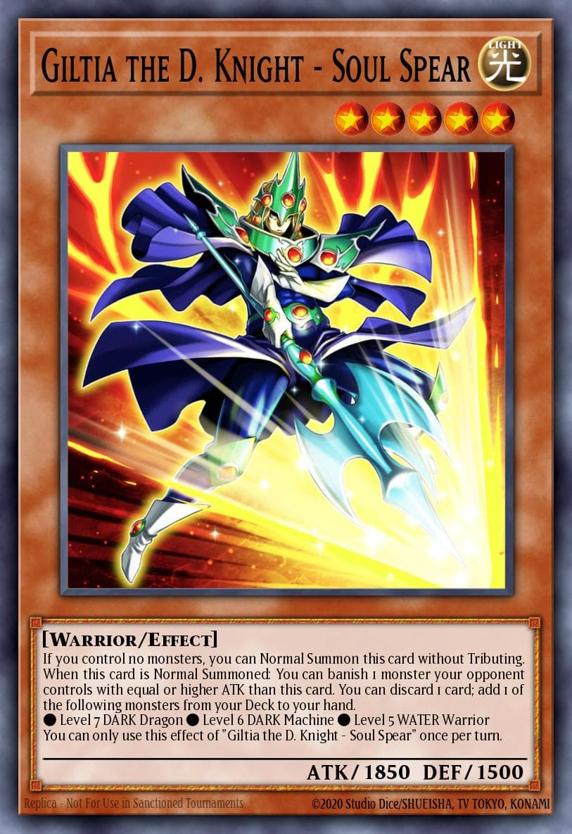 Giltia the D. Knight - Soul Spear Legendary Duelists: Season 3 card