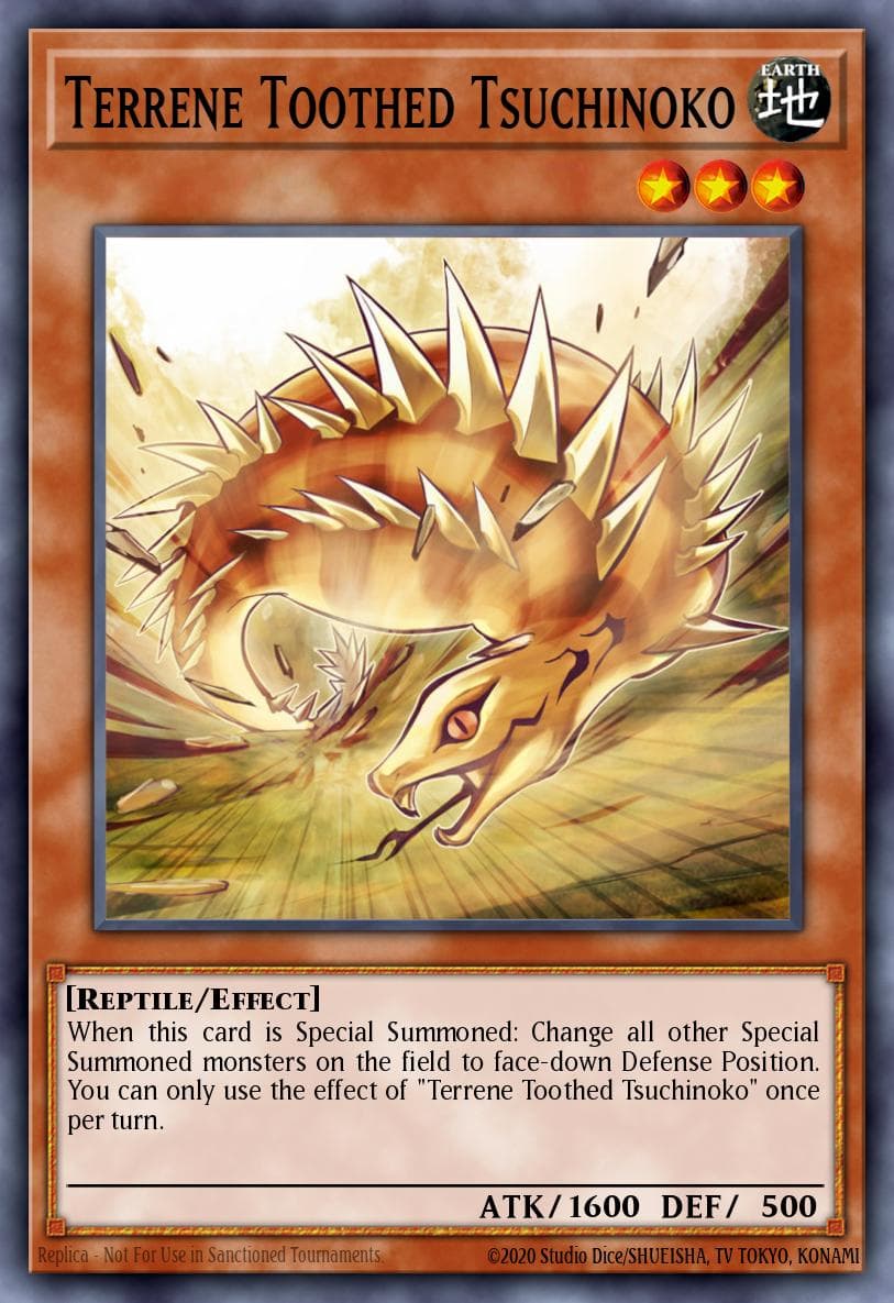 Terrene Toothed Tsuchinoko Shadow Specters: Special Edition card