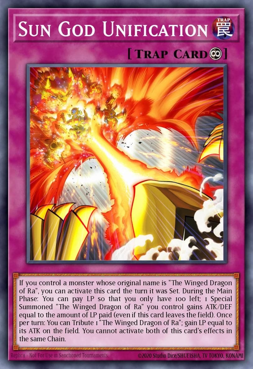 Sun God Unification Legendary Duelists: Rage of Ra card