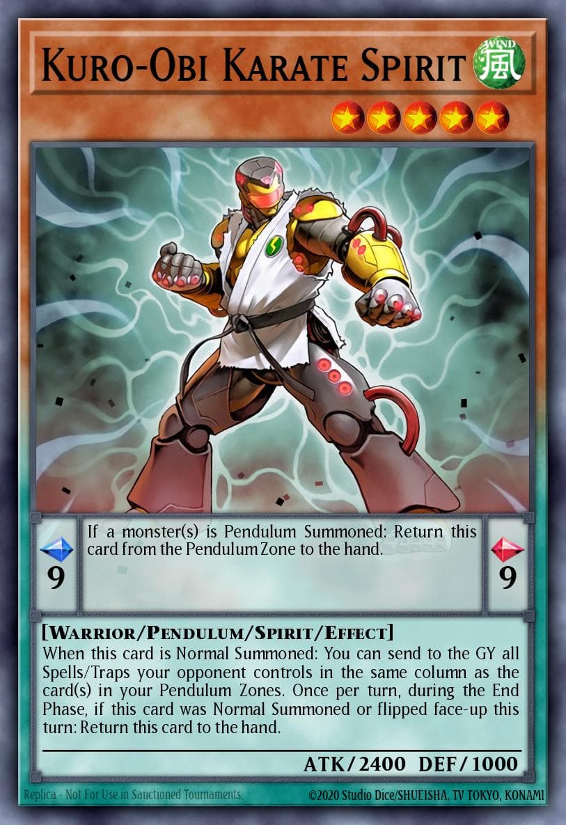 Kuro-Obi Karate Spirit 2018 Mega-Tin Mega Pack card