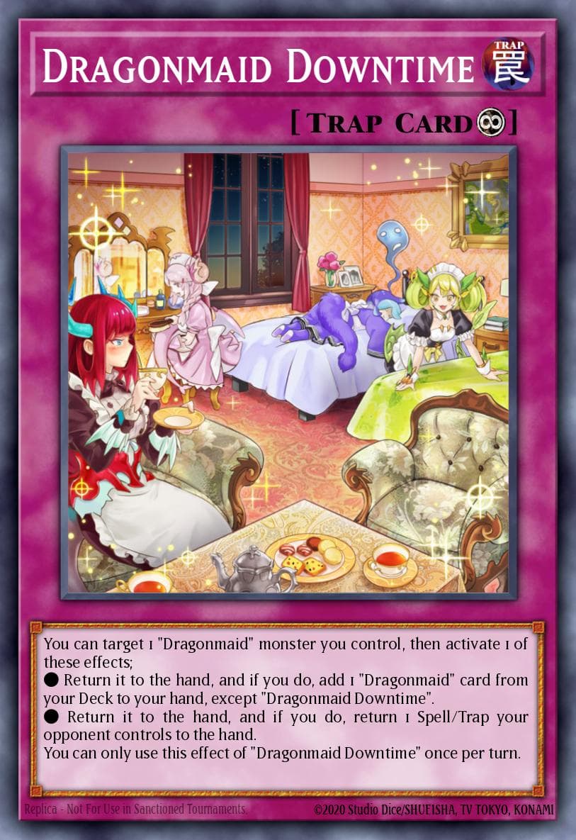 Dragonmaid Downtime Mystic Fighters card