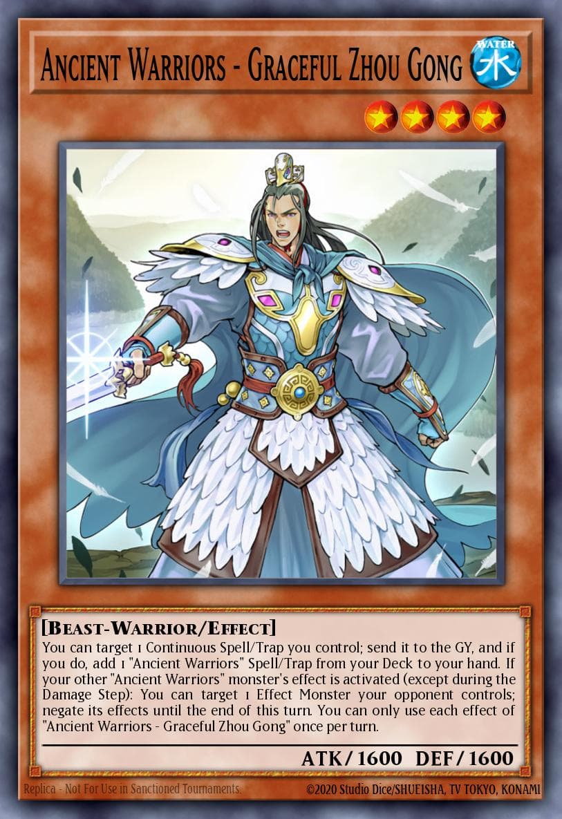 Ancient Warriors - Graceful Zhou Gong Ignition Assault Special Edition card
