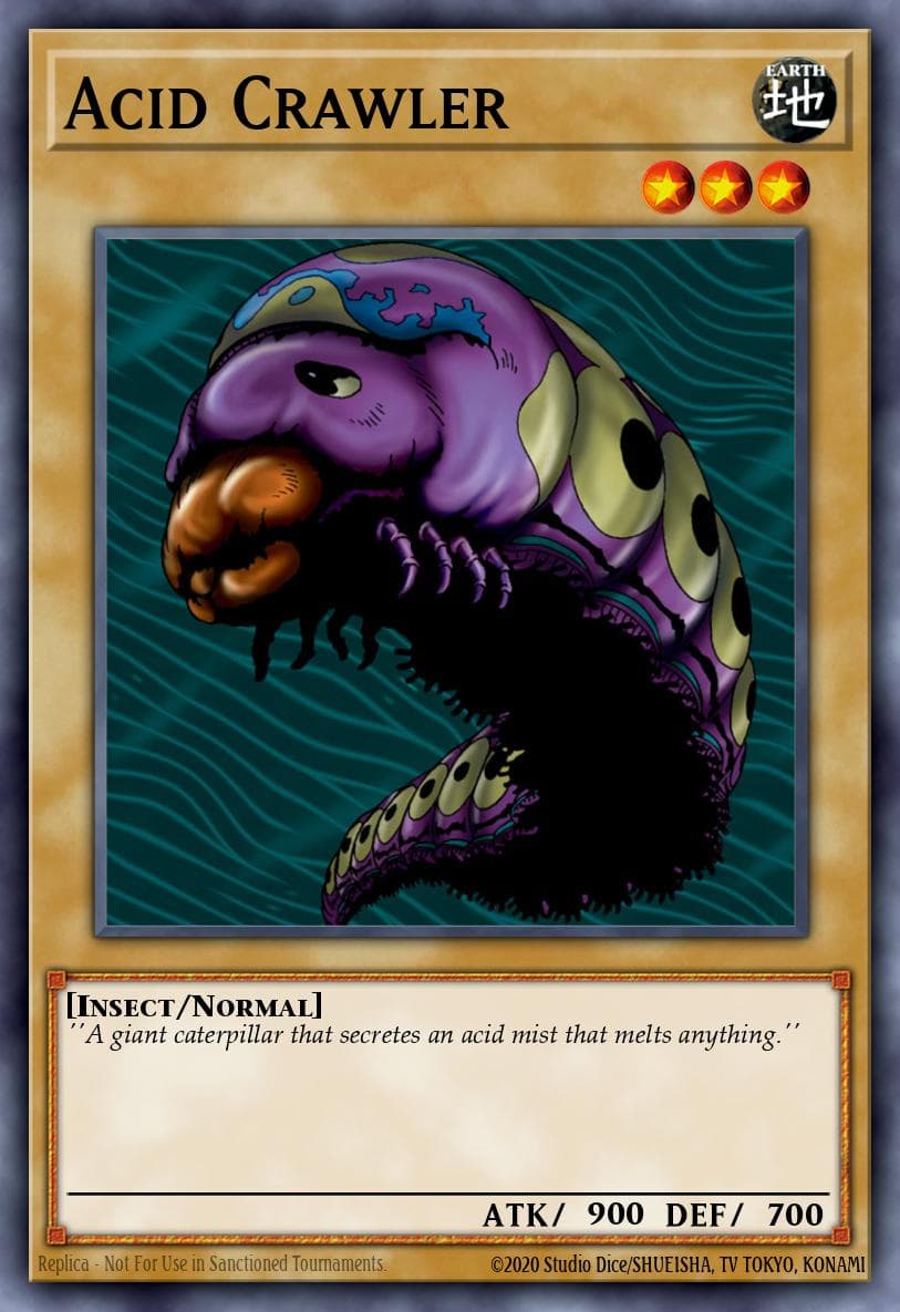 Acid Crawler 游戏王 card