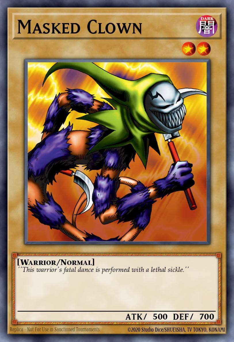 Masked Clown 遊戲王 card