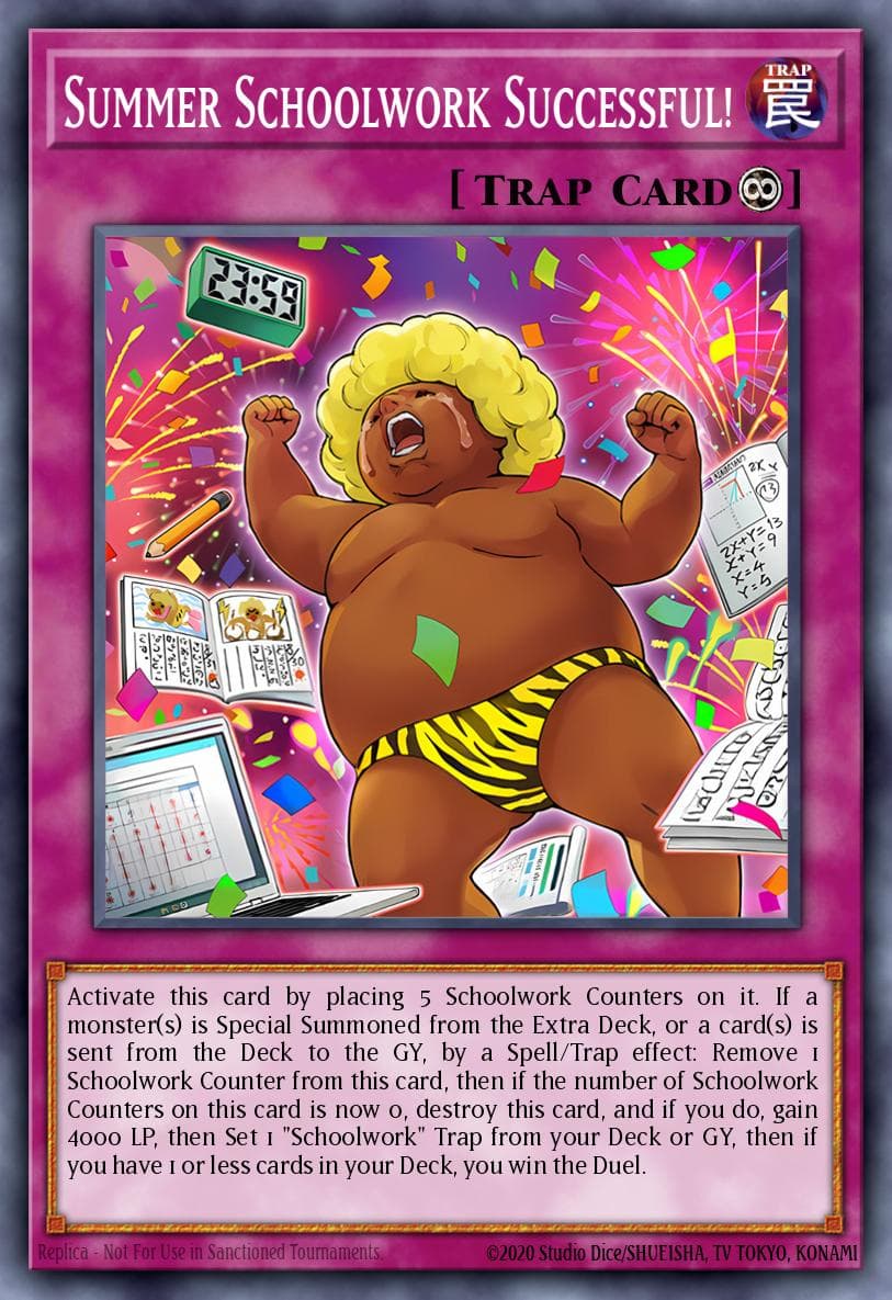 Summer Schoolwork Successful! Rage of the Abyss card
