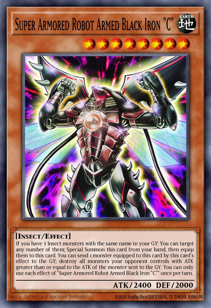 Super Armored Robot Armed Black Iron "C" Savage Strike Special Edition card