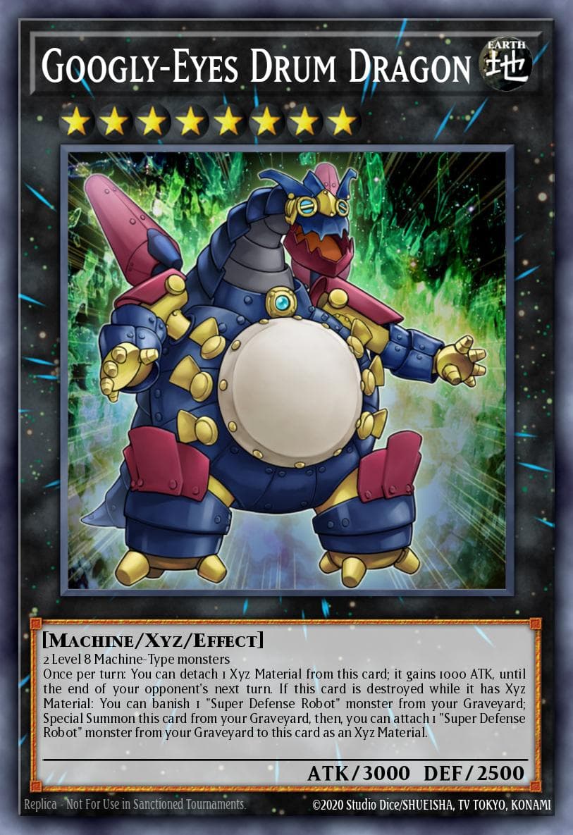 Googly-Eyes Drum Dragon 遊戲王 card