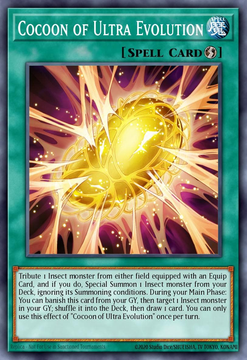 Cocoon of Ultra Evolution Legendary Duelists: Ancient Millennium card