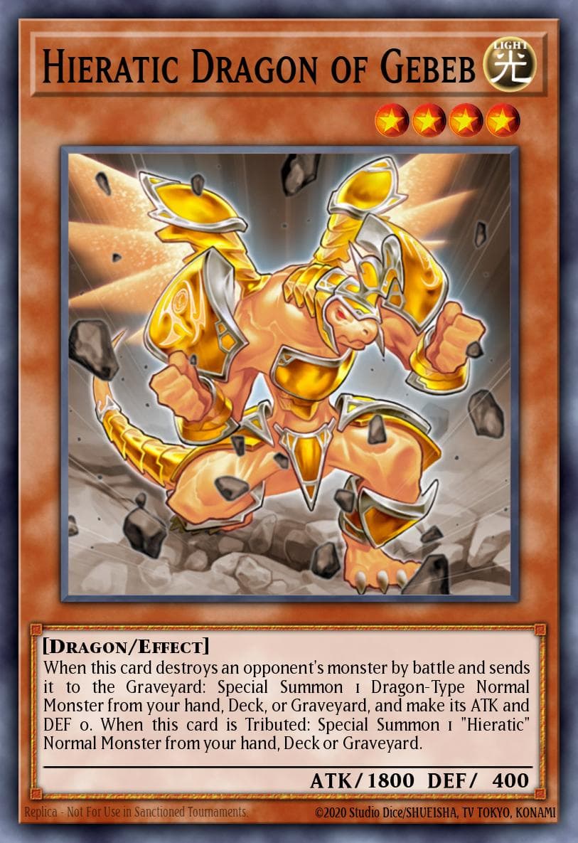 Hieratic Dragon of Gebeb OTS Tournament Pack 16 (POR) card