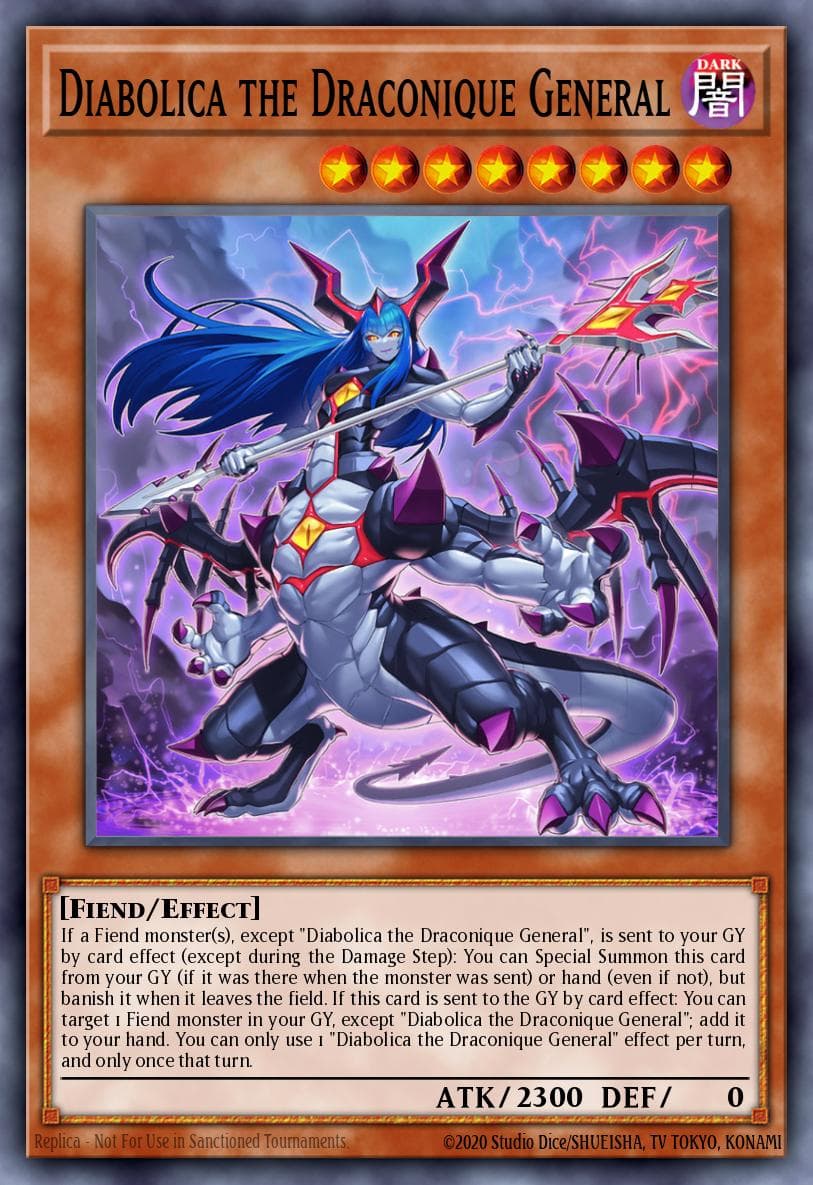 Diabolica the Draconique General Duelist Nexus card