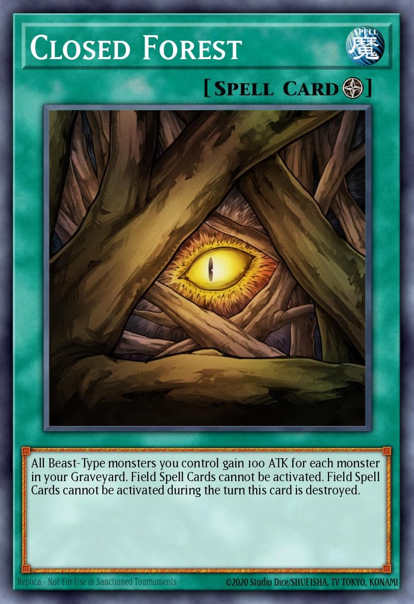 Closed Forest Astral Pack One card