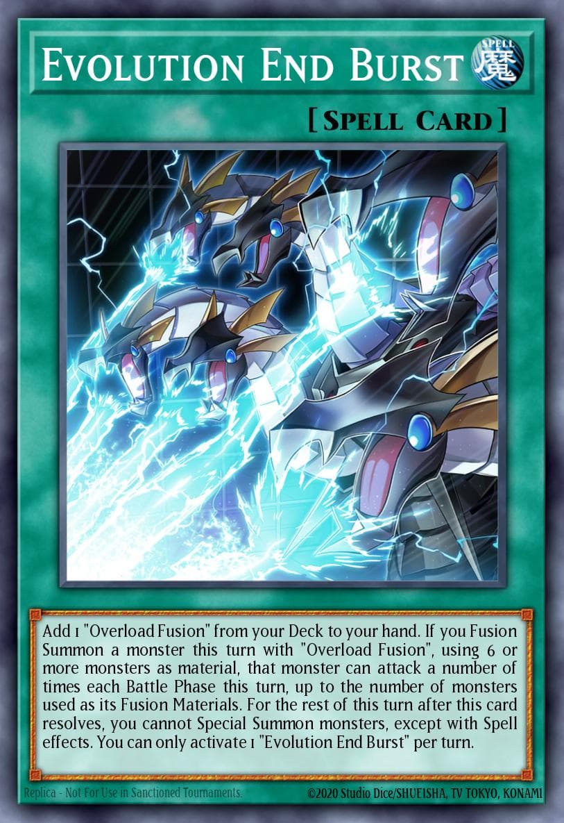 Evolution End Burst Maze of Memories card