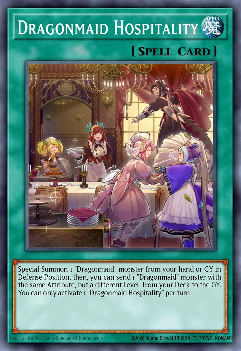 Dragonmaid Hospitality Mystic Fighters card