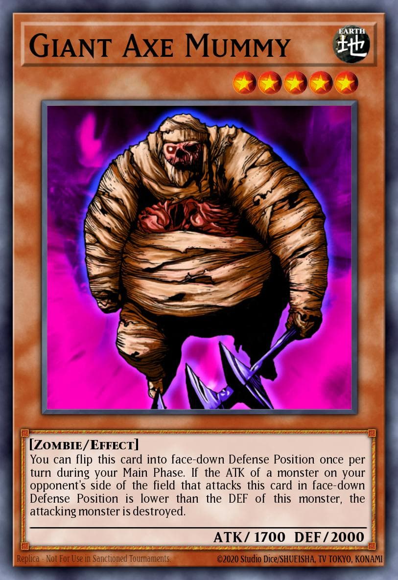 Giant Axe Mummy Dark Beginning 2 card