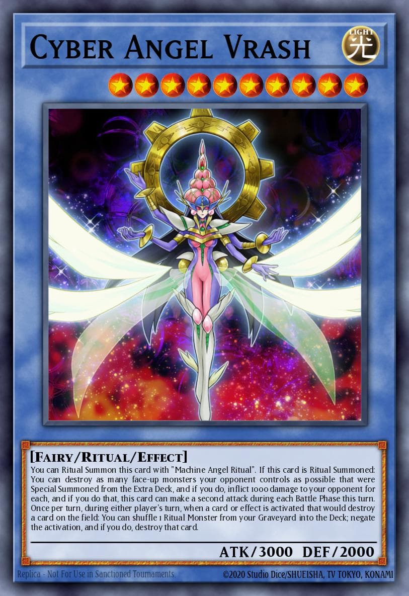 Cyber Angel Vrash Duelist Pack: Dimensional Guardians card