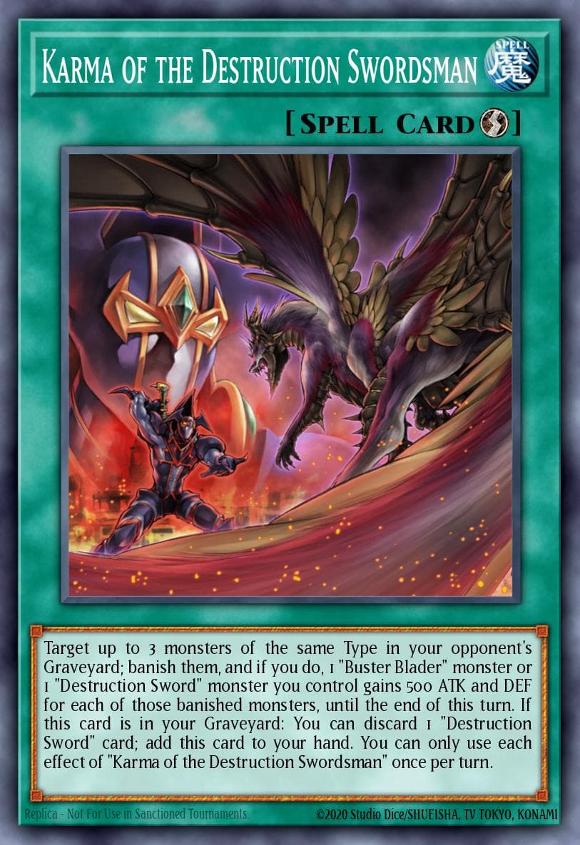 Karma of the Destruction Swordsman 2016 Mega-Tin Mega Pack card
