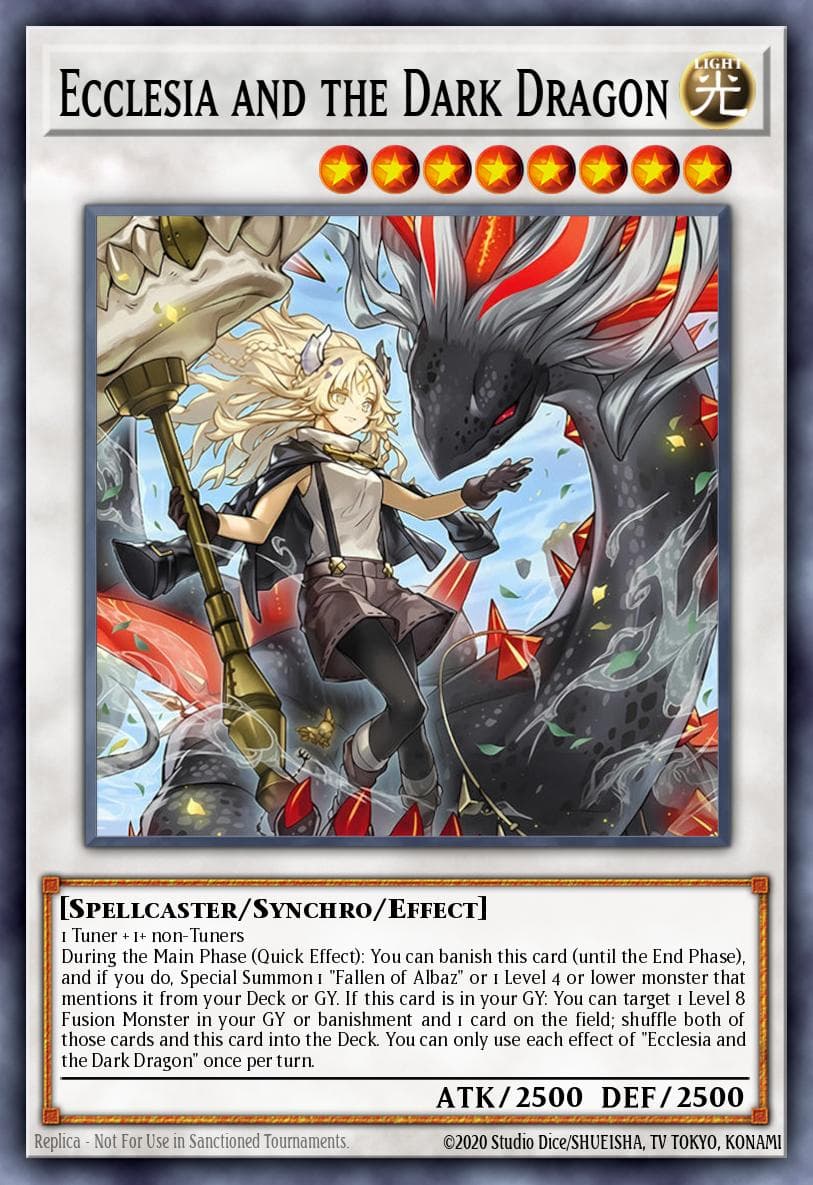 Ecclesia and the Dark Dragon Burst Protocol card