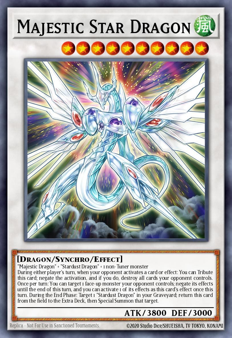 Majestic Star Dragon Stardust Overdrive: Special Edition card