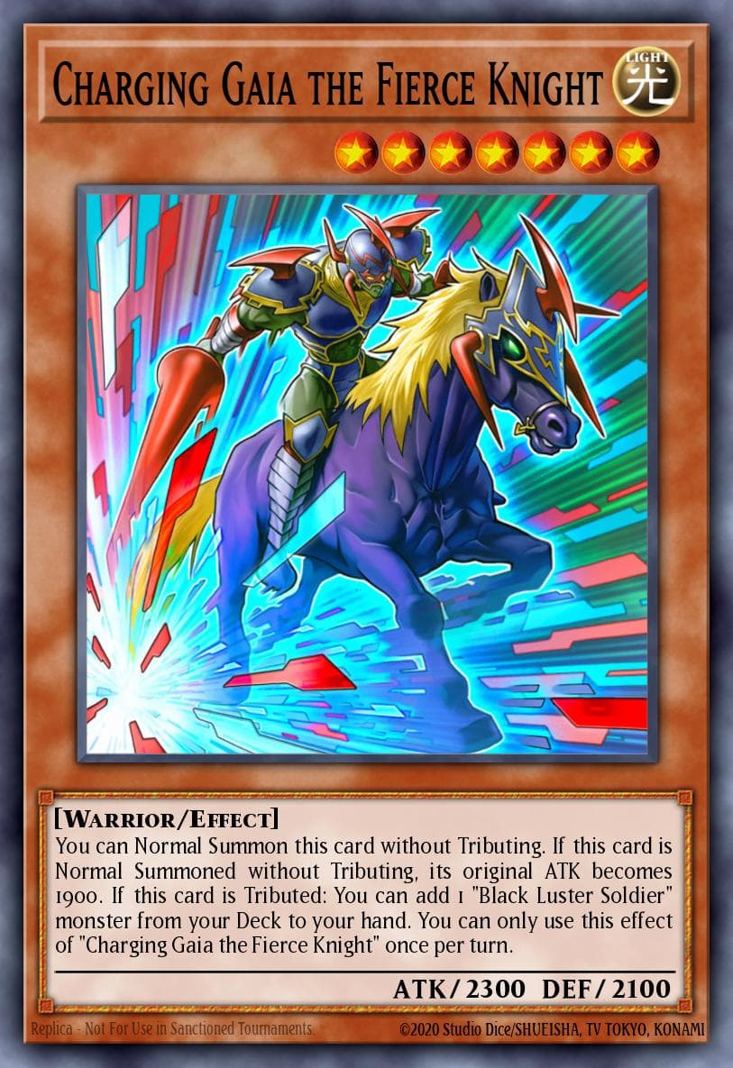 Charging Gaia the Fierce Knight Dimension of Chaos: Special Edition card