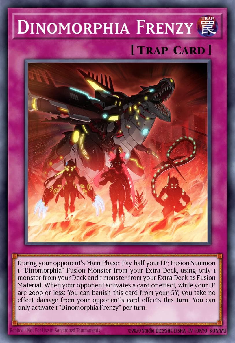 Dinomorphia Frenzy Dimension Force card