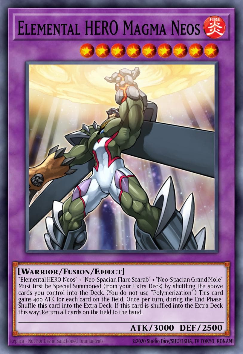 Elemental HERO Magma Neos Legendary Collection 2: The Duel Academy Years Mega Pack card