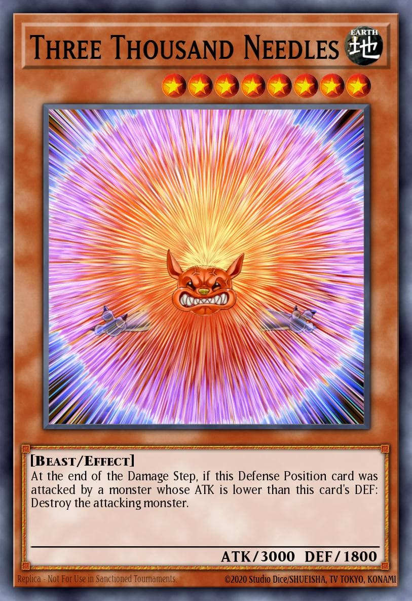 Three Thousand Needles Return of the Duelist: Special Edition card
