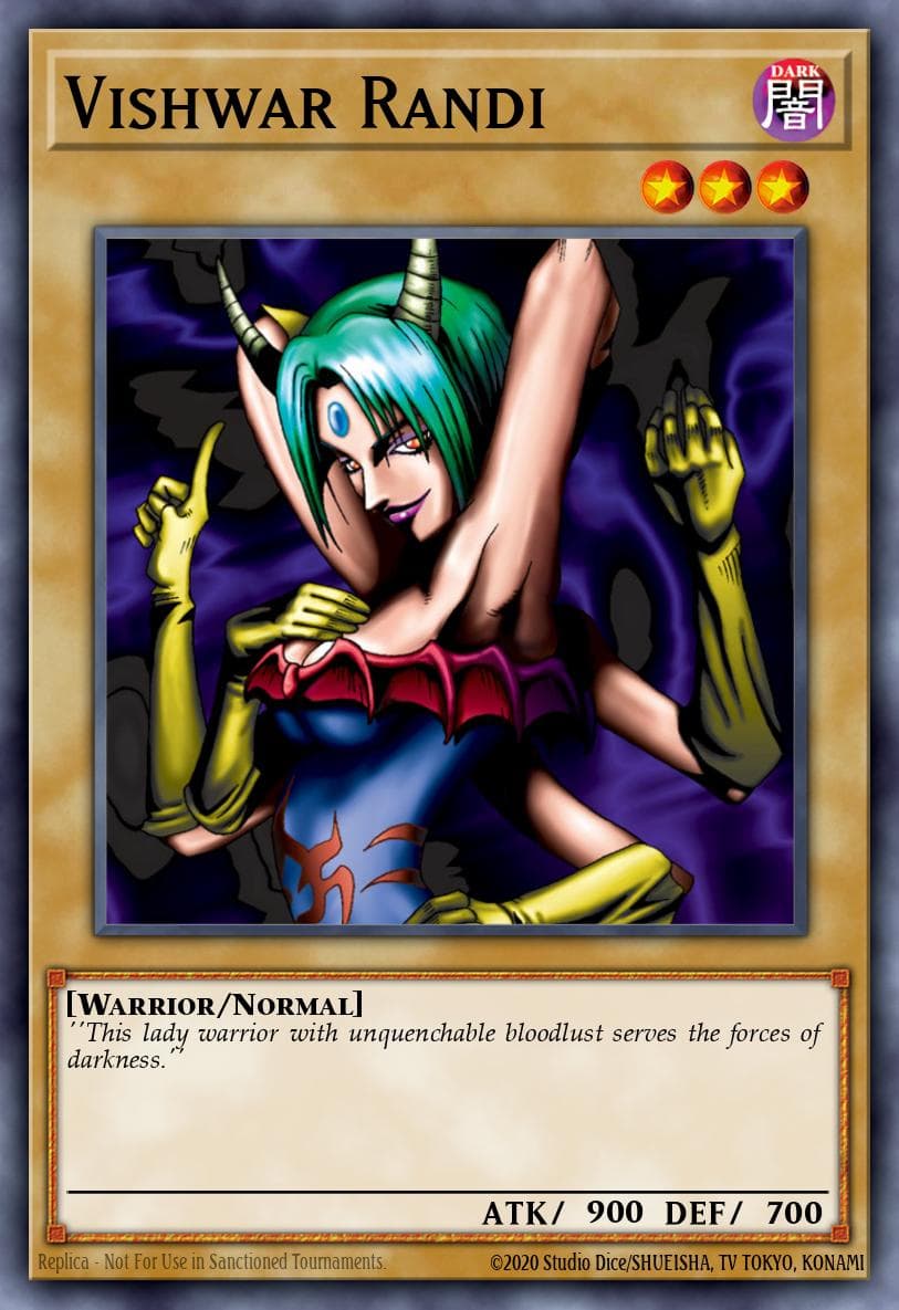 Vishwar Randi 游戏王 card